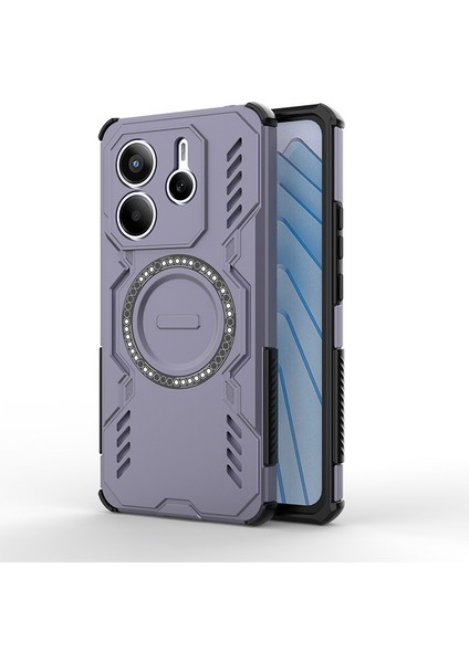 Xiaomi Redmi Note 14 4g Manyetik Telefon Kılıfı, Güçlü Manyetik Isı Dağılımı Telefon Kılıfı Kapağı Xiaomi Redmi Note 14 4g (Yurt Dışından)