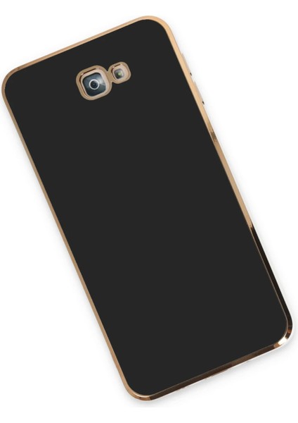Samsung Galaxy J7 Prime Kılıf Volet Silikon - Siyah Nrmsa
