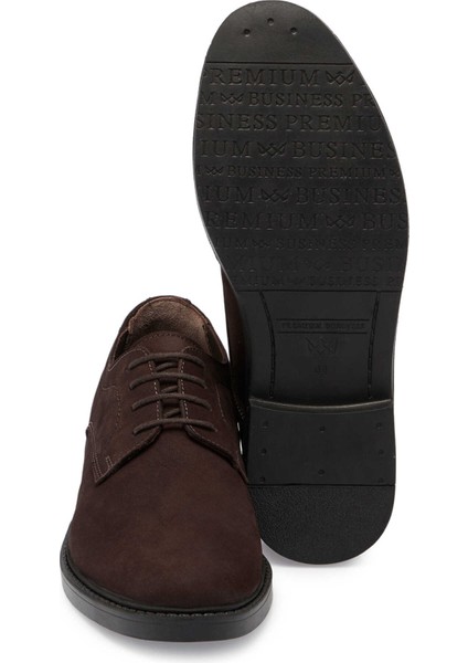 Kahve Hakiki Deri Erkek Klasik Ayakkabı - E24S1AY56987-A39 fırsatları