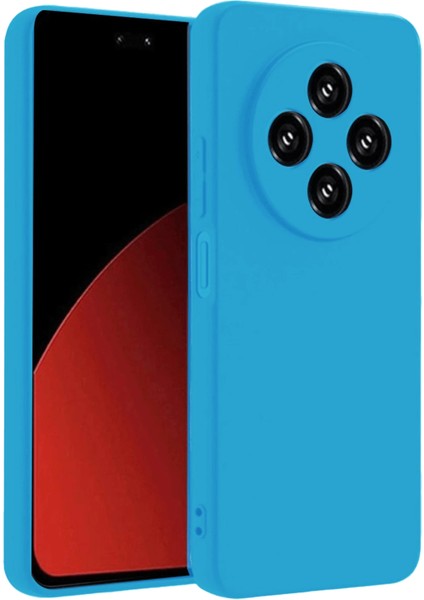 Xiaomi Redmi 14C Kılıf Nano Içi Kadife Silikon - Mavi Drstr