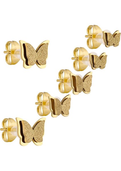 14K Altın Kaplama Çelik Küpe