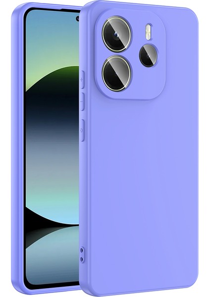 Xiaomi Uyumlu Redmi Note 14 4g Kılıf Zore Mara Lansman Kapak-Lila