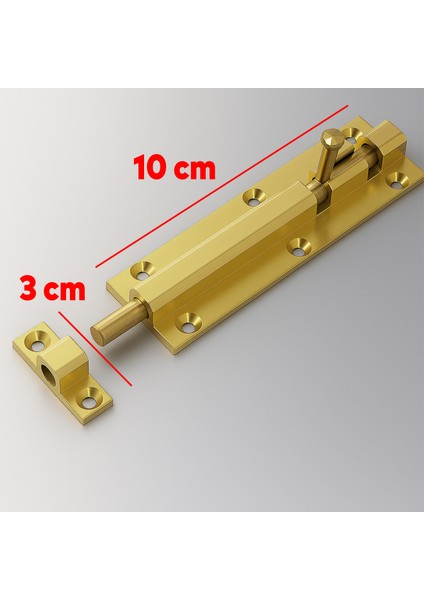 Mavzer Sürgü Kilit Vidalı Metal Kapı Pencere Iç Dış Dolap Kilidi Sürgüsü Emniyet Mandalı Pirinç Renk fiyatları