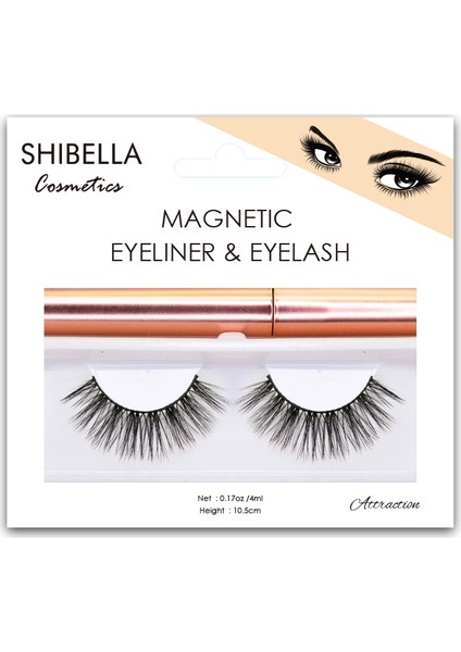 Cosmetics Manyetik Eyeliner ve Manyetik Takma Kirpik Must Have Serisi- Attraction fırsatları