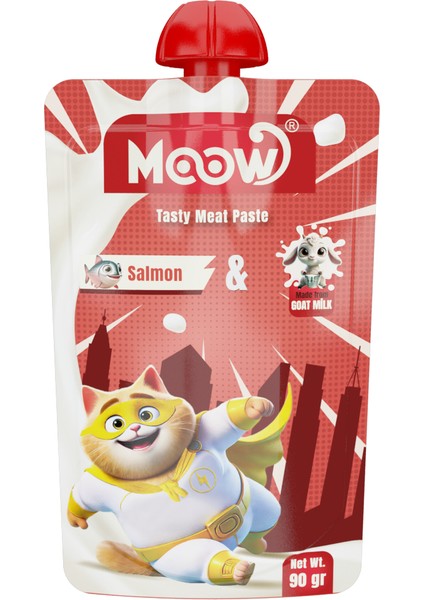 Taze Somonlu&keçi Sütlü Kedi Et Ezmesi 90GR*12