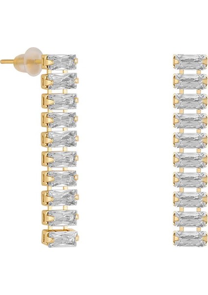 14K Altın Kaplama Çelik Küpe