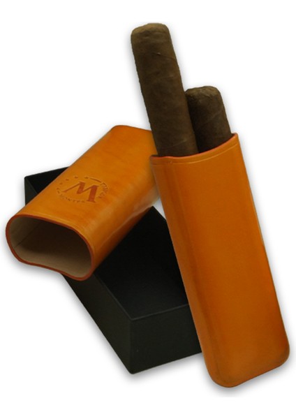 Gerçek Deri El Yapımı 52 Ring Amsterdam İkili Puro Kılıfı fırsatları