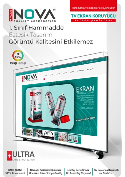 Tv Ekran Koruyucu 75''