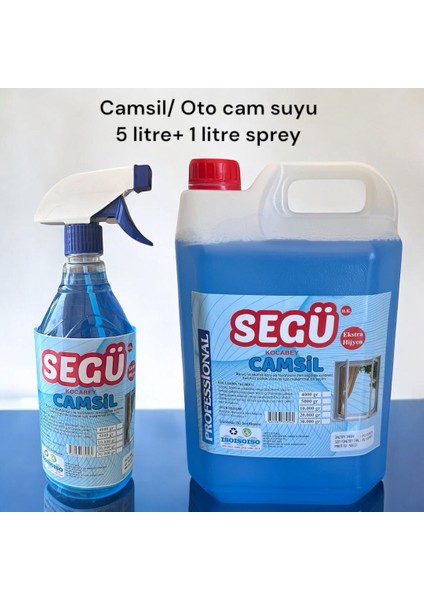 Parfümlü Camsil/ Oto Cam Suyu 5 Litre+ 1 Litre Sprey