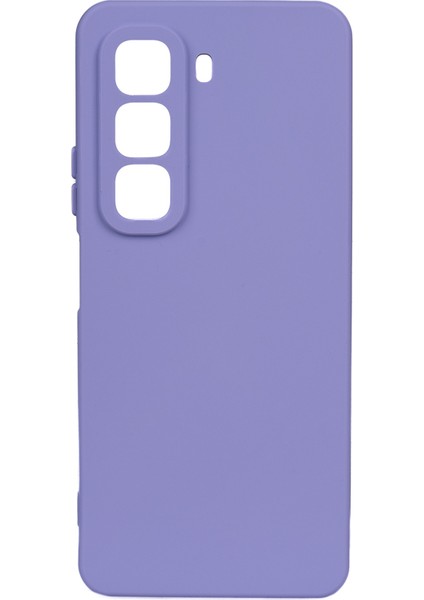 Infinix Hot 50 5g Kılıf Zore Biye Silikon-Lila