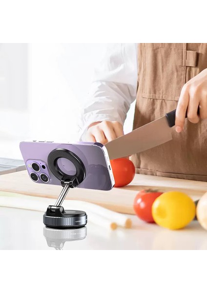 Zore K007 Pro 360 Derece Dönebilen Vakum Özellikli Magnetik Telefon Tutucu modelleri