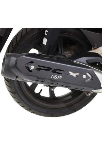 Honda Pcx 125 / 150 2018-2025 Uyumlu Egzoz Koruma Kapağı Siyah fırsatları