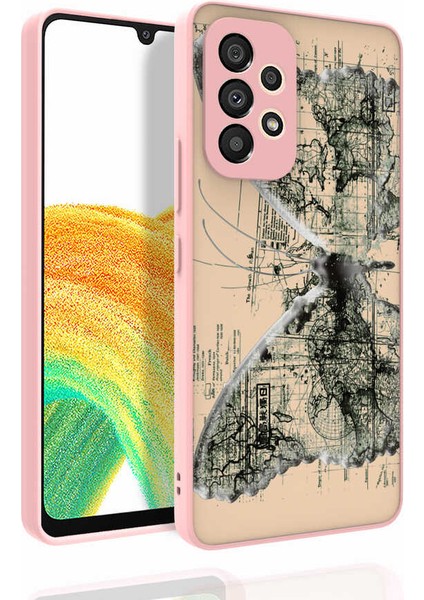Galaxy A53 5g Kılıf Desenli Kamera Korumalı Parlak Mkst Nora Kapak-No4