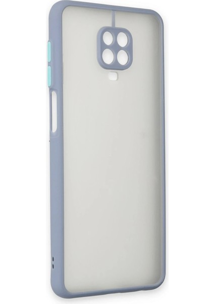Xiaomi Redmi Note 9 Pro Kılıf Montreal Silikon Kapak - Gri Nrmsa
