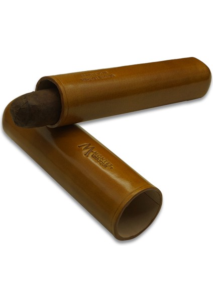 Gerçek Deri El Yapımı 65 Ring Munich Tekli Puro Kılıfı modelleri