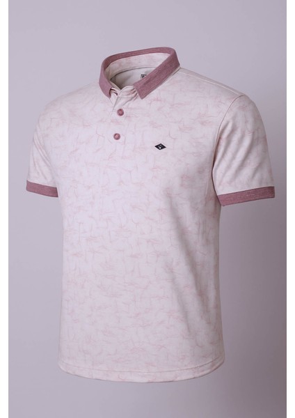 Pembe Erkek Polo Yaka T-Shirt 204-7109 fiyatları