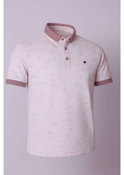 Pembe Erkek Polo Yaka T-Shirt 204-7109 modelleri