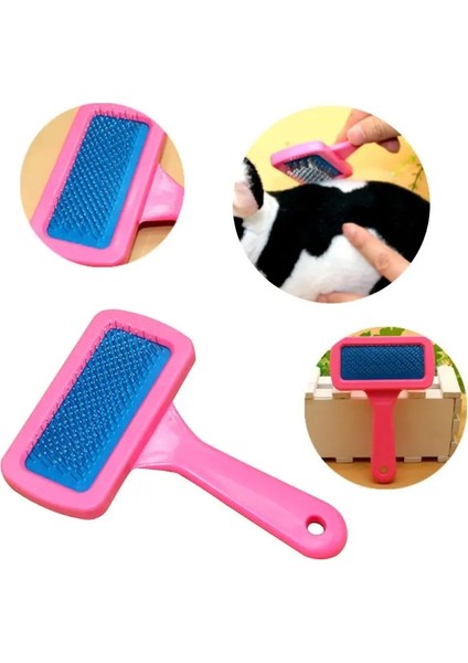 Evcil Hayvan Tüy Alma Tarağı Kedi Köpek Fırçası Evcil Hayvan Tüy Bakım Aletleri Yavru Köpek Tüy Dökme Tarağı Evcil Hayvan Tüy Kesme Tüy Alma Fırçası (Yurt Dışından)
