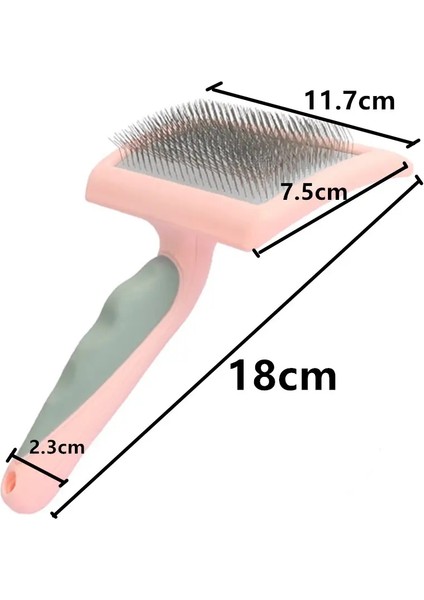 Evcil Hayvan Tüy Alma Tarağı Kedi Köpek Fırçası Evcil Hayvan Tüy Bakım Aletleri Yavru Köpek Tüy Dökme Tarağı Evcil Hayvan Tüy Kesme Tüy Alma Fırçası (Yurt Dışından)