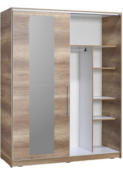 Sürgü Kapılı Aynalı Gardırop - Tori fırsatları