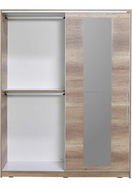 Sürgü Kapılı Aynalı Gardırop - Tori