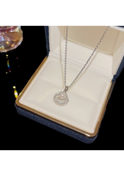 Bayan Titanyum Çelik Kolye Kolye Zinciri Mücevherat (Yurt Dışından)