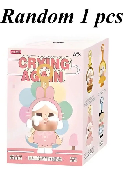 Crybaby Gözyaşı Fabrikası Vinil Yüz Peluş Hediye Bebek Ağlayan Bebek Kutusu Anahtar Çantası Sırt Çantası (Yurt Dışından)