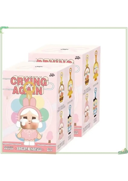 Yeni Orijinal Crybaby Crying Again Seri Serisi Kutu Çantası Vinil Yüz Bebek Crybaby Peluş Kolye Keychain Gizem Kutusu Oyuncak Süslü: Random 1 Pcs (Yurt Dışından)
