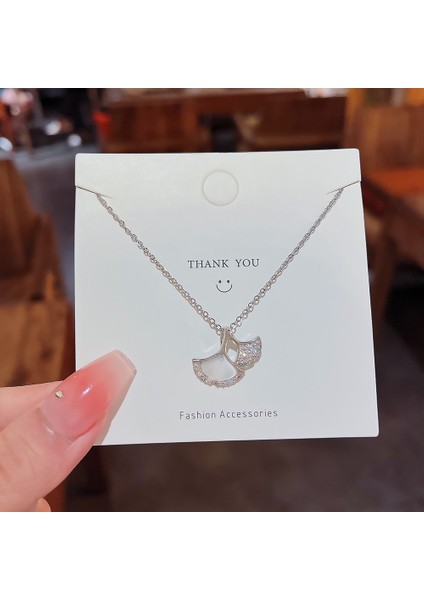 Bayan Titanyum Çelik Kolye Kolye Zinciri Mücevherat (Yurt Dışından)