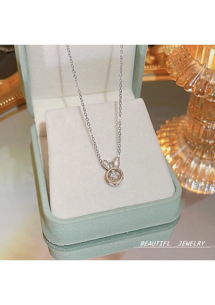 Bayan Titanyum Çelik Kolye Kolye Zinciri Mücevherat (Yurt Dışından)