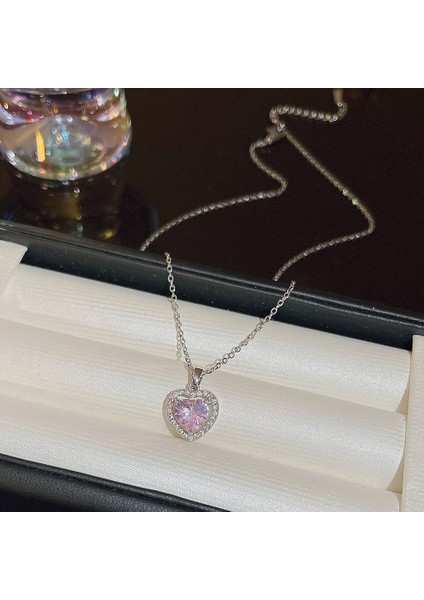 Bayan Titanyum Çelik Kolye Kolye Zinciri Mücevherat (Yurt Dışından)