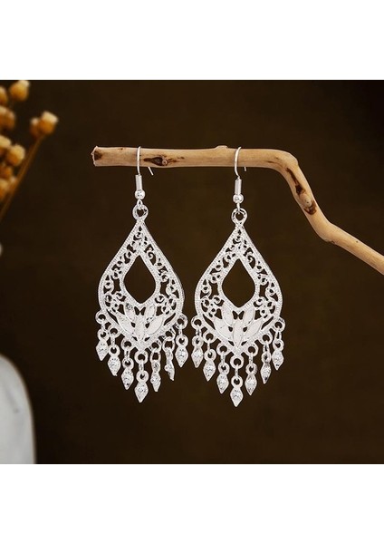 Buy Miao Küpeleri, Etnik Azınlık Turistik Küpeleri, Bohem Uzun Yapraklı Püskül Küpeler (Yurt Dışından) modelleri