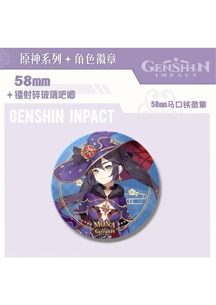 Fuhaidan V2 Yeni Genshin Etki 58MM Broş Karikatür Anime Rozetleri Sırt Çantası Elbise Yaka Iğneler K (Yurt Dışından) fiyatları