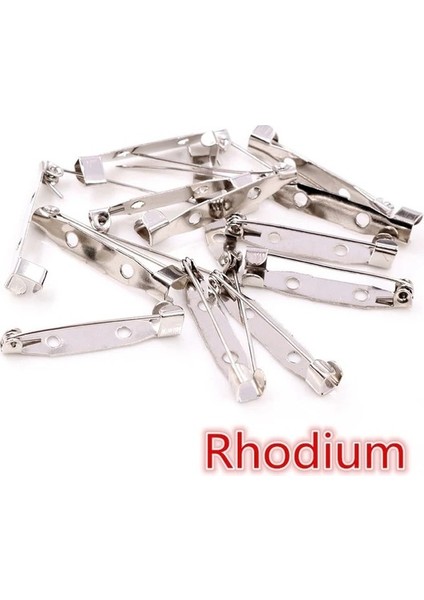 Fuhaidan Rodyum 30MM 50 Adet 15 20 25 30 35MM 40MM 7 Renk Broş Klip Taban Pimleri Emniyet Pimleri Br (Yurt Dışından) fiyatları