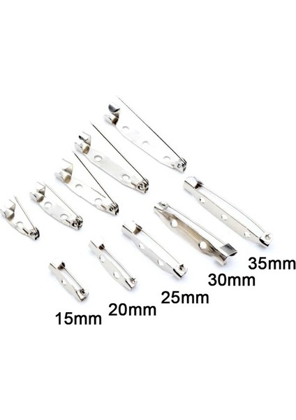 Fuhaidan Rodyum 30MM 50 Adet 15 20 25 30 35MM 40MM 7 Renk Broş Klip Taban Pimleri Emniyet Pimleri Br (Yurt Dışından) indirimleri