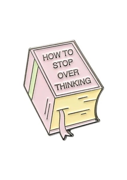 Fuhaidan WY0987 Moda Karikatür Kitaplar Metal Emaye Broş Sevimli Saat Yıldızlı Kedi Kitty Kütüphane (Yurt Dışından)