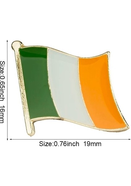 Fuhaidan KS0012 Ülke Bayrağı Rozeti Bayrak Broş Ulusal Bayrak Yaka Iğnesi Uluslararası Seyahat Pimle (Yurt Dışından) fiyatları