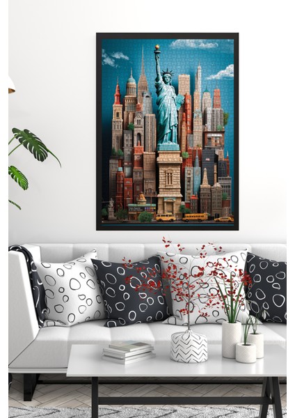 1500 Parçalık Puzzle - New York 4578 modelleri