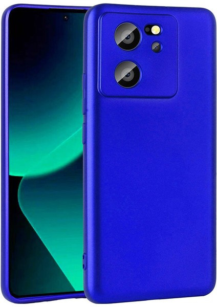 Xiaomi Uyumlu Mi 13T Pro Kılıf Zore Premier Silikon Kapak-Saks Mavi