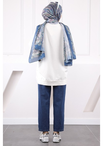 Krem Fiyonk Detaylı Modal Sweatshirt fırsatları