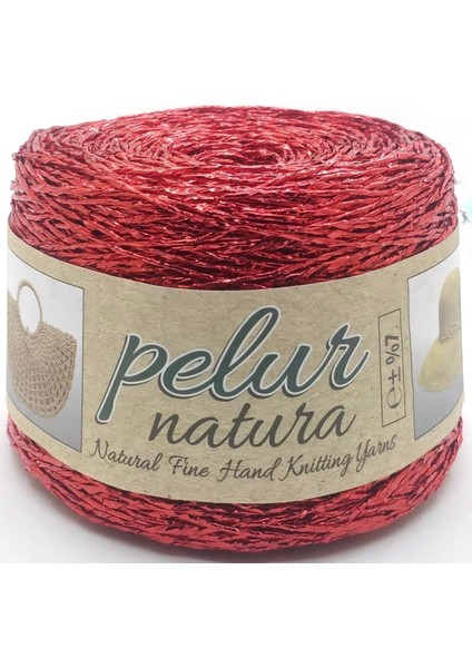 Pelur Metalik Kağıt Çanta Şapka ve Aksesuar Ipliği 03 ( +- 250 gr )