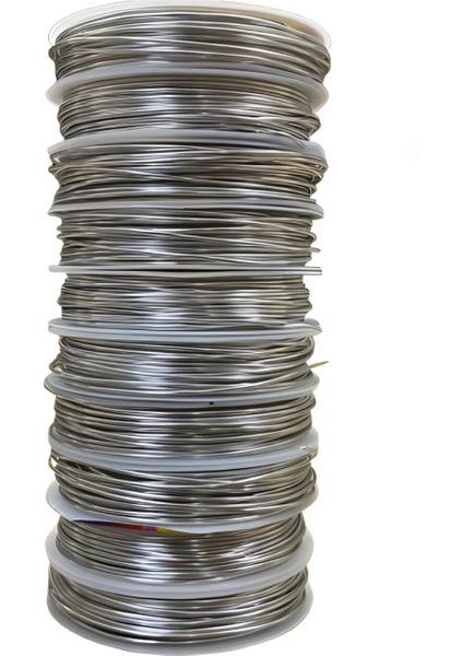 Çiçek Teli Gümüş 10'lu Set 1.0 mm