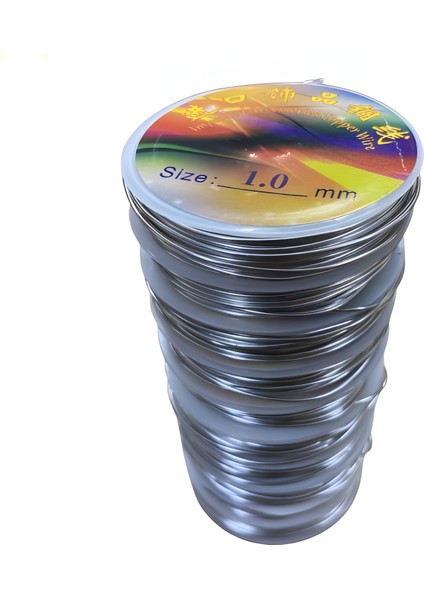 Çiçek Teli Gümüş 10'lu Set 1.0 mm modelleri