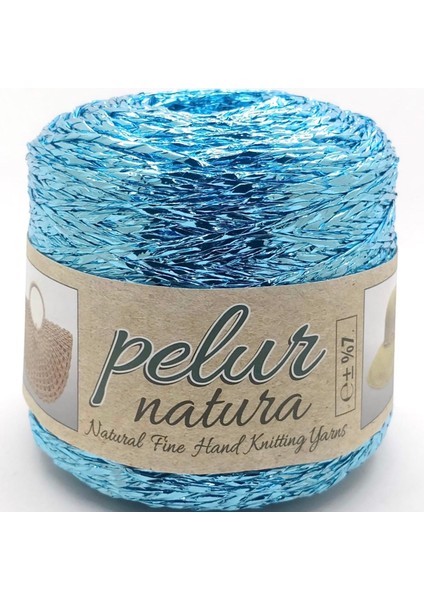 Pelur Metalik Kağıt Çanta Şapka ve Aksesuar Ipliği 04 ( +- 250 gr )