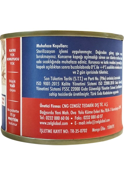 Haşlanmış Tavuk Konservesi