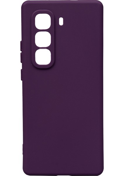 Infinix Hot 50 Pro Plus 4g Kılıf Zore Biye Silikon-Mor