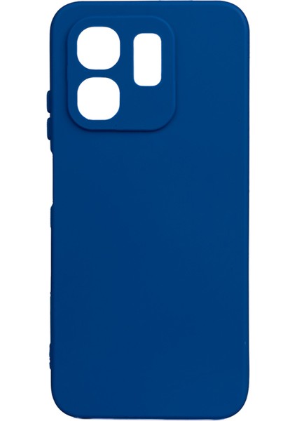 Infinix Hot 50I Kılıf Zore Biye Silikon-Mavi