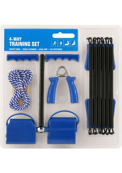 4'lü Egzersiz Seti – Full Vücut Antrenman Seti (4-Way Training Set)