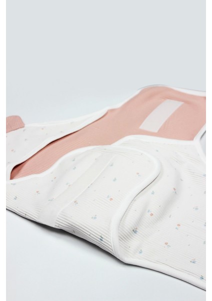 Bloom White Organik Bel Destekli Kundak 75103 Ekru Gül Kurusu