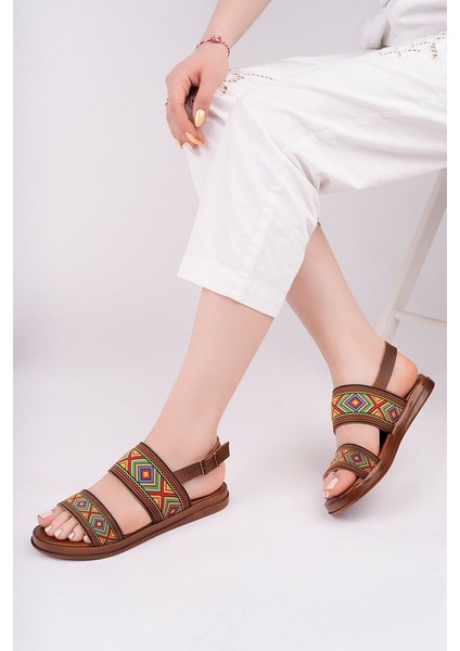 K-621 Bodrum Etnik Kadın Sandalet